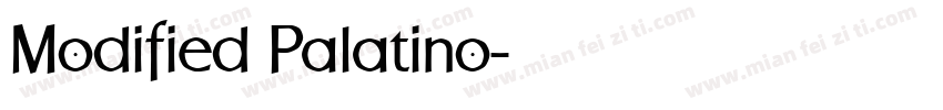 Modified Palatino字体转换